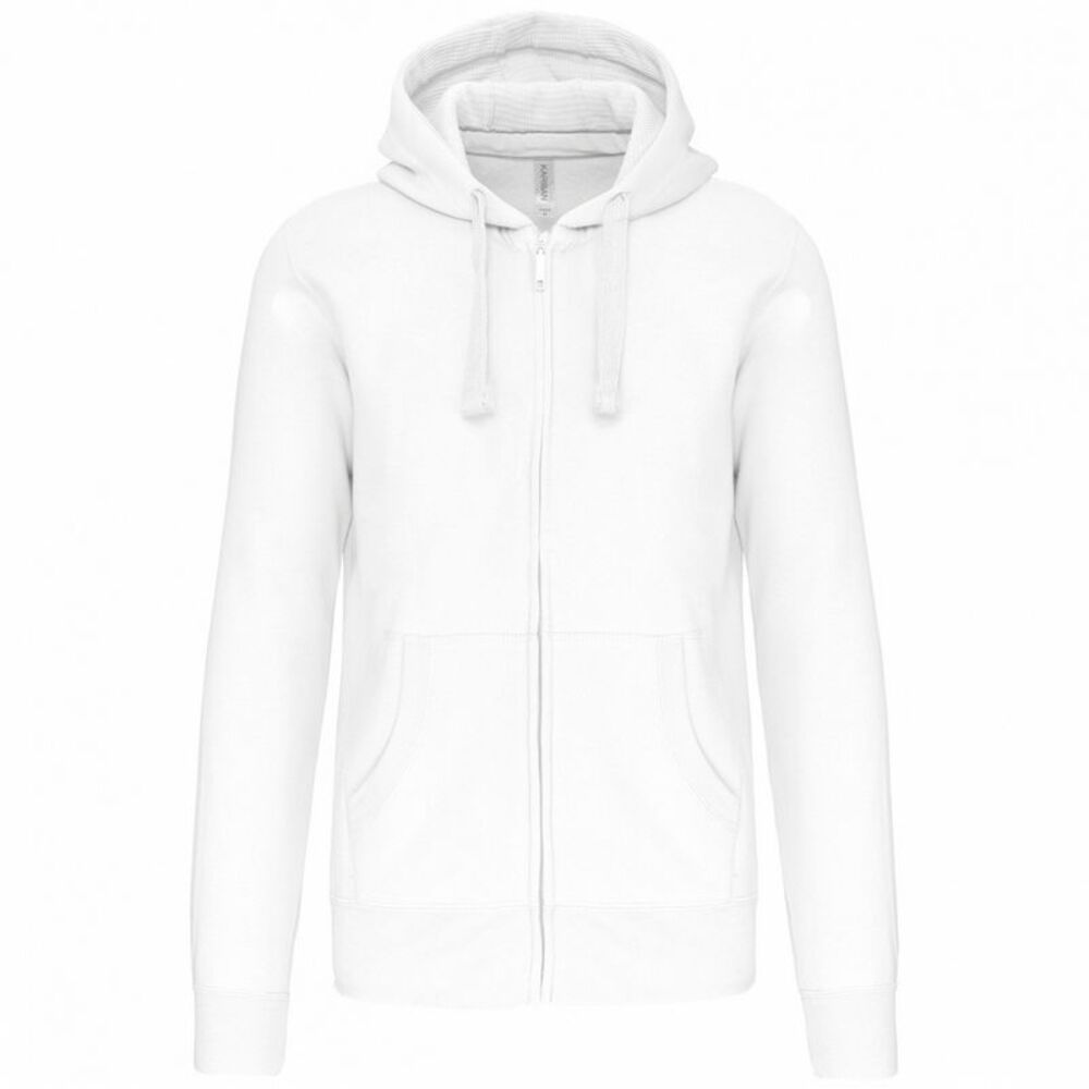 Kariban Unisex Adult Full Zip Hoodie / White